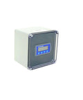 1/8 DIN Controller With Fittings And Enclosures Windowed NEMA Box Polycarbonate PC Enclosure front view