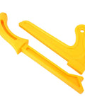 Yellow Plastic Push Stick Safety Push Block Two Pack With Ergonomic Handle For Router Table Band Saw Table Saw And Jointer
