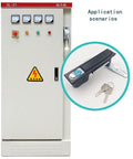 Heavy Duty Industrial Cabinet Switch Power Distribution Box Lock With Key Handle For Secure Machine Equipment And Furniture Hardware Use, featuring gauges and locking mechanism.