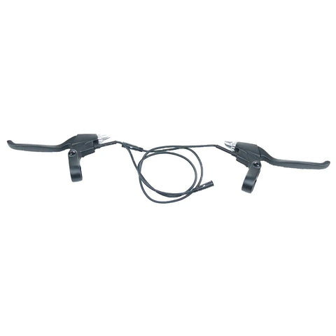 Front And Rear E Brake Cutoff Lever Kit For Electric Bikes With Waterproof Connectors, Motor Power Shutdown When Brake Is Pulled