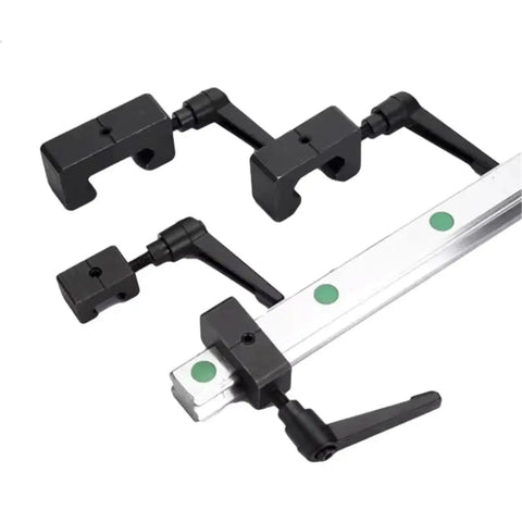 Black Linear Guide Rail Limit Block For CNC Machines HGR15 Through HGR45 Series Positioning Ring Slider Fixed Block Ball Screw Ready Pro Grade Heavy Duty CNC Accessory For DIY CNC Rigs Smooth Motion And Easy Install, on linear rail