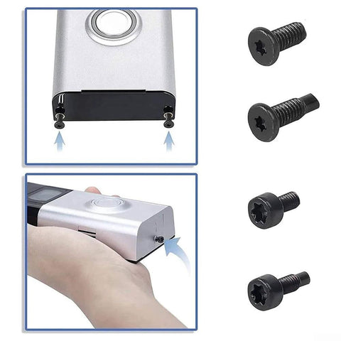 Security Screws And Screwdriver Kit For Ring Doorbell 2 And Ring Doorbell Pro, 16-Piece Set with double end bit in use