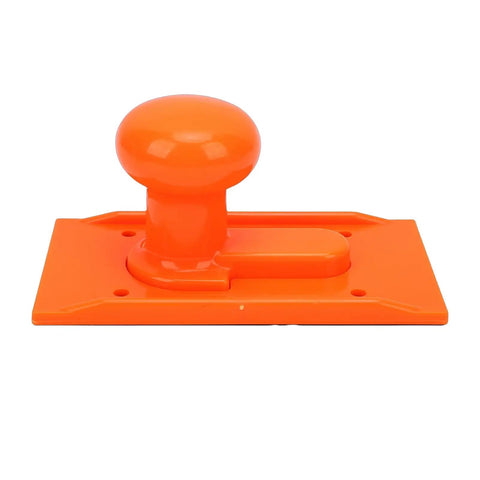 Badass Woodworking Push Block Crafted From Heavy Duty Abs Plastic With An Orange Non Slip Grip Pad For Smooth Table Saw Planer Router Table Jointer Tasks Without Breaking Sweat At All.