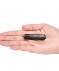 Gen 4 Mini Keychain Flashlight Ultra Bright 650 Lumens USB C Rechargeable EDC Light in hand for size comparison