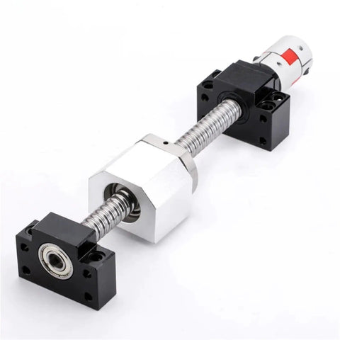 Top Tier Hella Smooth C5 SfU2005 Ball Screw 950Mm Complete Assembly With Bk And Bf Bearing Housings precision hardware view.
