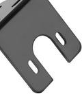 Joyzan motor mounting bracket, universal DIY metal base with dark gray slotted mounting holes