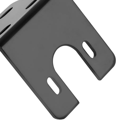 Joyzan motor mounting bracket, universal DIY metal base with dark gray slotted mounting holes