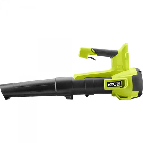 18V ONE Plus Jet Fan Leaf Blower With 100 MPH Airflow And 325 CFM, Cordless Tool Only, side view of blower, trigger shown