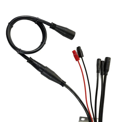 9 Pin Wheel Hub Motor Cable 60cm Female To Male Connector For E Bike Accessories 1000W 30A No Fuss Plug In Ready E Bike Extension Cable For Easy Conversion