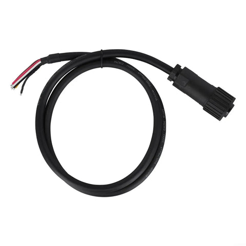Professional 7 Pin Proportional Valve Connector With Two Foot Cable IP67 Weatherproof Female Hydraulic Plug Din En175201 with exposed wiring.