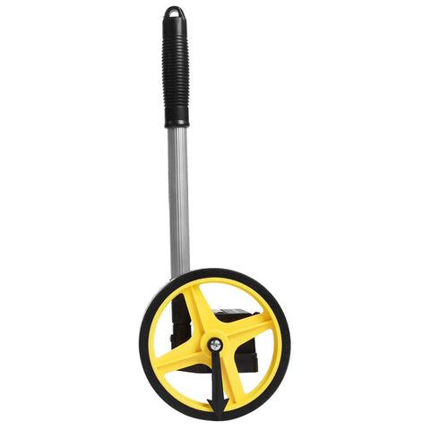Fabater Portable Measuring Wheel 0~9999.9m Distance Measuring Roller with TPR anti-skid wheel and telescopic handle.