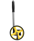 Foldable Measuring Wheel for Accurate Measurement (small wheel) with yellow wheel and black handle, designed for precise distance measurement.