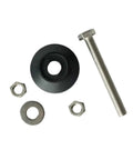 6 Pack Adjustable Furniture Glide Leveling Feet With Nylon Base And Threaded Joint, bolts, nuts, and washer