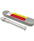 Wire Feeding Pen Tool For TIG Welding, Rod Holder And Filler Feeder Pen in aluminum with smooth grip next to holder case