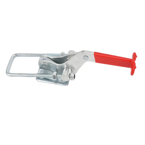 Heavy Duty Toggle Latch Clamp With Quick Release Lever Handle, durable metal fastener for secure truck cabinets and boxes