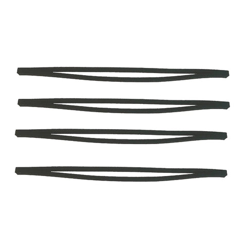 Set of four black foam vacuum sealer gaskets for GERYON E2900/E2901 series