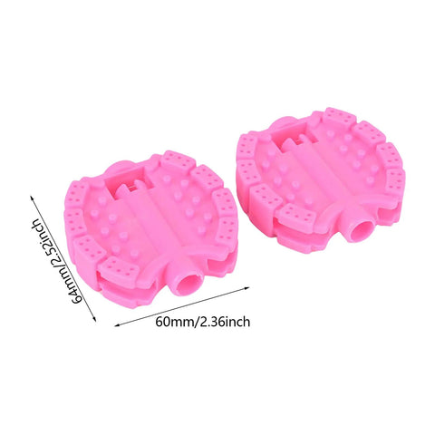Pair Of Nonslip Kids Bicycle Pedals For Safe Comfortable Rides Durable Wear Resistant Toddler Tricycle Pedal Replacement With Grippy Surface