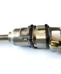 Heavy Duty 1 Inch Pneumatic Air Impact Wrench with ergonomic grip shown from the side, built for auto mechanics and industrial use.