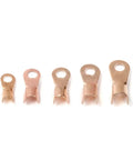 Dope Heavy Duty Open Ring Type Copper Cable Wire Terminal Lugs Kit With 70 Pieces Including Assorted 10 20 30 40 And 50 Amps Non Insulated Connectors For Serious Electric Wiring Jobs That Need Reliable Power Today, five copper lugs