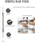 All In One Watch Link Removal Kit With Two Link Pliers Pin Remover Replacement Pins And Extractors For Easy Band Sizing Tool