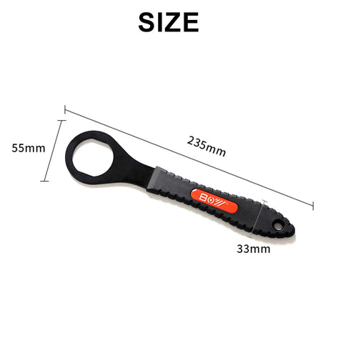 36mm Box End Wrench For Removing Vintage Bicycle Bottom Bracket Cups And Bearings, Premium 50 Medium Carbon Steel Tool