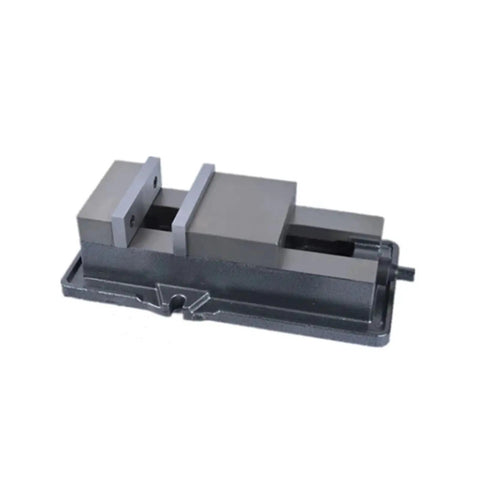 Heavy Duty Cnc Milling Machine Vise Featuring 8 Inch Precision Flat Nose Jaws, designed for stability in shop jobs.