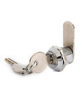 Close-up of JK503 Keyed Alike Cabinet Lock Rustproof Diecast Alloy And Steel Construction With Chrome Plated Finish