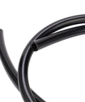 Hardcore Heavy Duty PU Polyurethane Air Hose Built Like A Beast For Woodworking Factory Use High Pressure Pneumatic Tube Thick Walls Slam Proof Endure 14x10mm One Meter Length Great For Demanding Industrial Jobs Where Reliability Rules. Black PU air hose coil with cut end