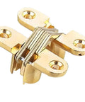Hidden Hinges 8x42mm Concealed Cross Door Hinge For Cabinets, Furniture, Wood And Metal Doors, Durable Alloy Construction