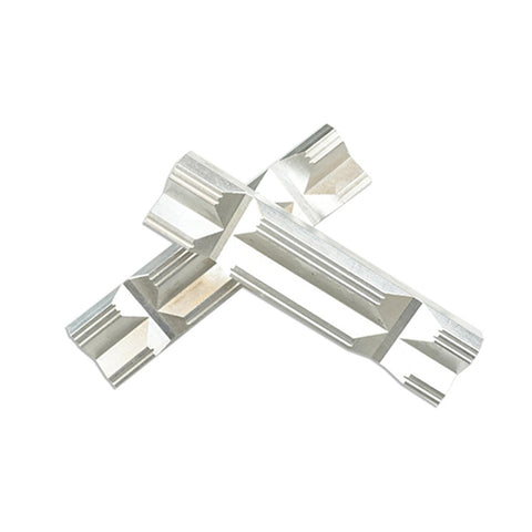Aluminum Vise Jaw Protective Covers Set for bench vises, showing interlocking design, durable for woodworking and metalworking