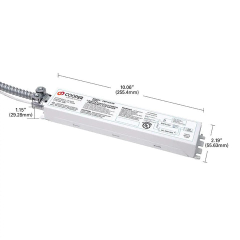 7W Emergency Battery Pack With Sturdy Steel Housing 120V To 277V Charger Conduit Ready Easy Test Button Keeps Your Light On For 90 Minutes