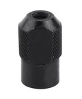 Black cap from Six Piece Collet Chuck Sleeve Kit 1mm To 3.2mm Capacity With M8x0.75 Cap Fits Tools, Quick Clamp, Secure Hold
