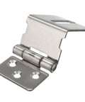 Heck Yeah Durable High Grade Stainless Steel Door Latch With Secure Padlock Buckle and Rustproof Gate Hasp Four Hole Mount Plate for Sheds Drawers Built Tough As Nails hinged component