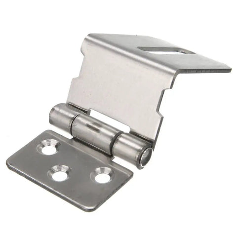 Heck Yeah Durable High Grade Stainless Steel Door Latch With Secure Padlock Buckle and Rustproof Gate Hasp Four Hole Mount Plate for Sheds Drawers Built Tough As Nails hinged component
