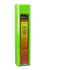 E7014 Welding Rod 1/8 Inch, 10 Pound All Position Arc Stick package with green casing and detailed label