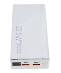 Heavy Duty 22.5W Fast Charging Battery Case For Smartphones And Tablets Built Tough With Smart Temp Control. Front view, clean design, dual USB ports.