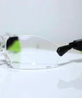 Hard Hat Safety Glasses With Interchangeable Lenses Anti Fog Anti Scratch Ansi Certified Ppe Eyewear clear lenses with side mounts.