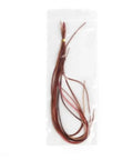 Brown Midge Size Rooster Saddle Hackle Feathers, 10 Pcs Pro Grade Hand Selected Whiting Bronze Tying Feathers For Trout Dry Flies