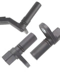 3 Piece Crankshaft And 2 Camshaft Position Sensor Kit Fits Ford F Series Trucks F150 F250 F350 Super Duty Expedition And E Series Vans With 4.6L And 5.4L V8 Engines OEM Grade. Three black engine sensors