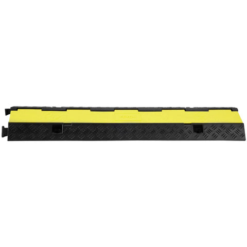 5 Pack Dual Channel Rubber Cable Protector Ramp Beefy For Indoor Outdoor Use Heavy Duty Hose And Wire Cover 12000 Lbs Per Axle Capacity
