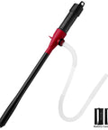 Skip The Grunt Work With This Smooth Battery Operated Electric Liquid Transfer Pump, black and red, for easy outdoor fluid handling.