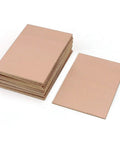 Stack and single Copper Clad PCB Laminate FR4 Single Sided Board 4 By 2 Point 7 Inch One Point Six Millimeter Thick Ten Pack For DIY Etching Projects