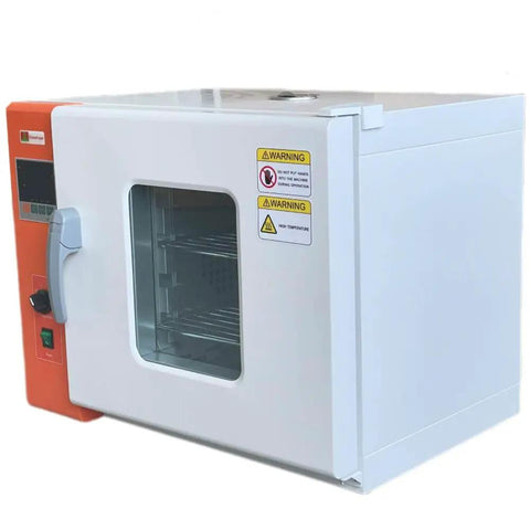 Digital Forced Air Drying Oven With Temperature Control And Adjustable Fan 14x14x14 Inch Chamber Kiln Style Heating