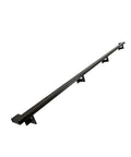 Built Tough Aluminum Handrail Grab Bar 12 Feet Long With Secure Mounting Brackets And Matte Black Powder Coated Finish weather resistant rail.