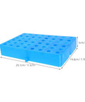 Ventilated Plastic Floor Riser Pallet With Raised Design And Forklift Friendly Structure for warehouse, blue, perforated surface