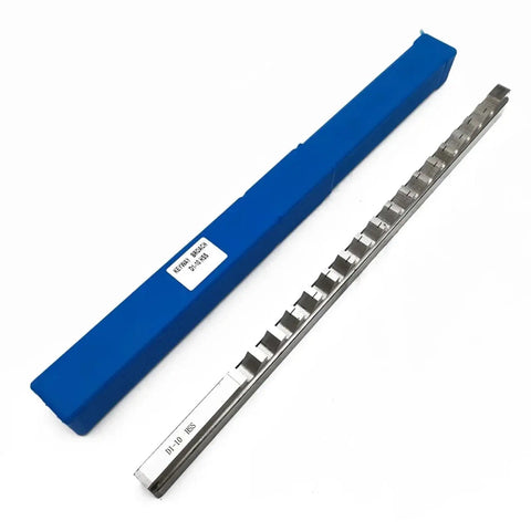 Multi Size Push Type Keyway Broach Set In High Speed Steel HSS with metal broach and blue case