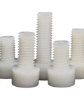 Top Shelf M3x8 Nylon PA66 Hex Socket Head Cap Screws Nuts And Washers Assortment Kit showing various sizes of nylon screws.