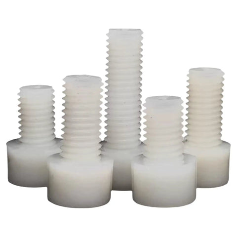 Top Shelf M3x8 Nylon PA66 Hex Socket Head Cap Screws Nuts And Washers Assortment Kit showing various sizes of nylon screws.