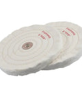 2 Pack 8 Inch Cotton Buffing Wheels With Five Eighth Inch Arbor For Bench Grinder Jewelry Polishing Kits High Density Buffing Cotton For Pro Grade Finishes Today