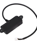 Precise Ultrasonic Distance Sensor For DIY Robots And Parking Assist 3cm To 450cm With IP67 Waterproof Housing, black casing with cable